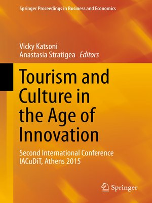 cover image of Tourism and Culture in the Age of Innovation